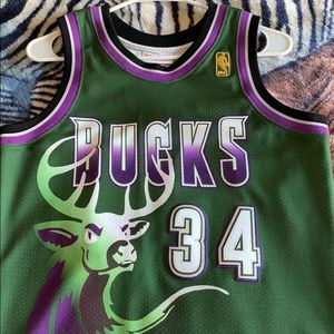 Mitchell and Ness authentic Ray Allen jersey